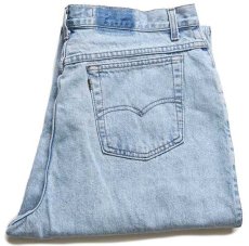 画像1: 90s USA製 Levi'sリーバイス 902 デニムパンツ アイスブルー 18 (1)