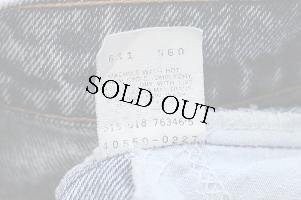 画像7: 80s USA製 Levi'sリーバイス 550 ケミカルウォッシュ デニムパンツ w31 L30★アシッド (7)