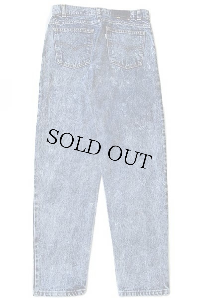 画像3: 80s USA製 Levi'sリーバイス 550 ケミカルウォッシュ デニムパンツ w31 L30★アシッド (3)