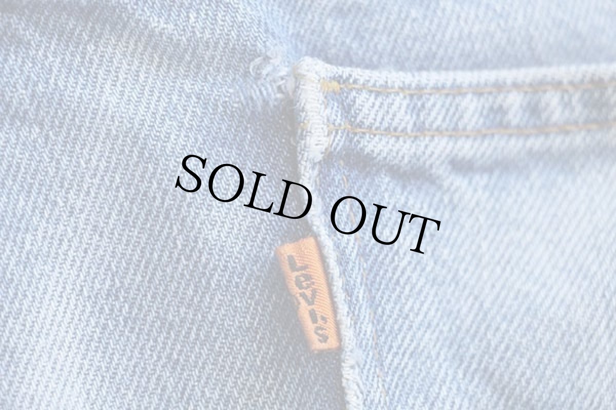 画像8: 80s USA製 Levi'sリーバイス 509 デニムパンツ w34 L30 (8)