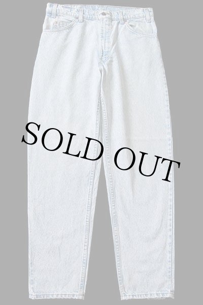 90s USA製 Levi'sリーバイス 550 ケミカルウォッシュ デニム