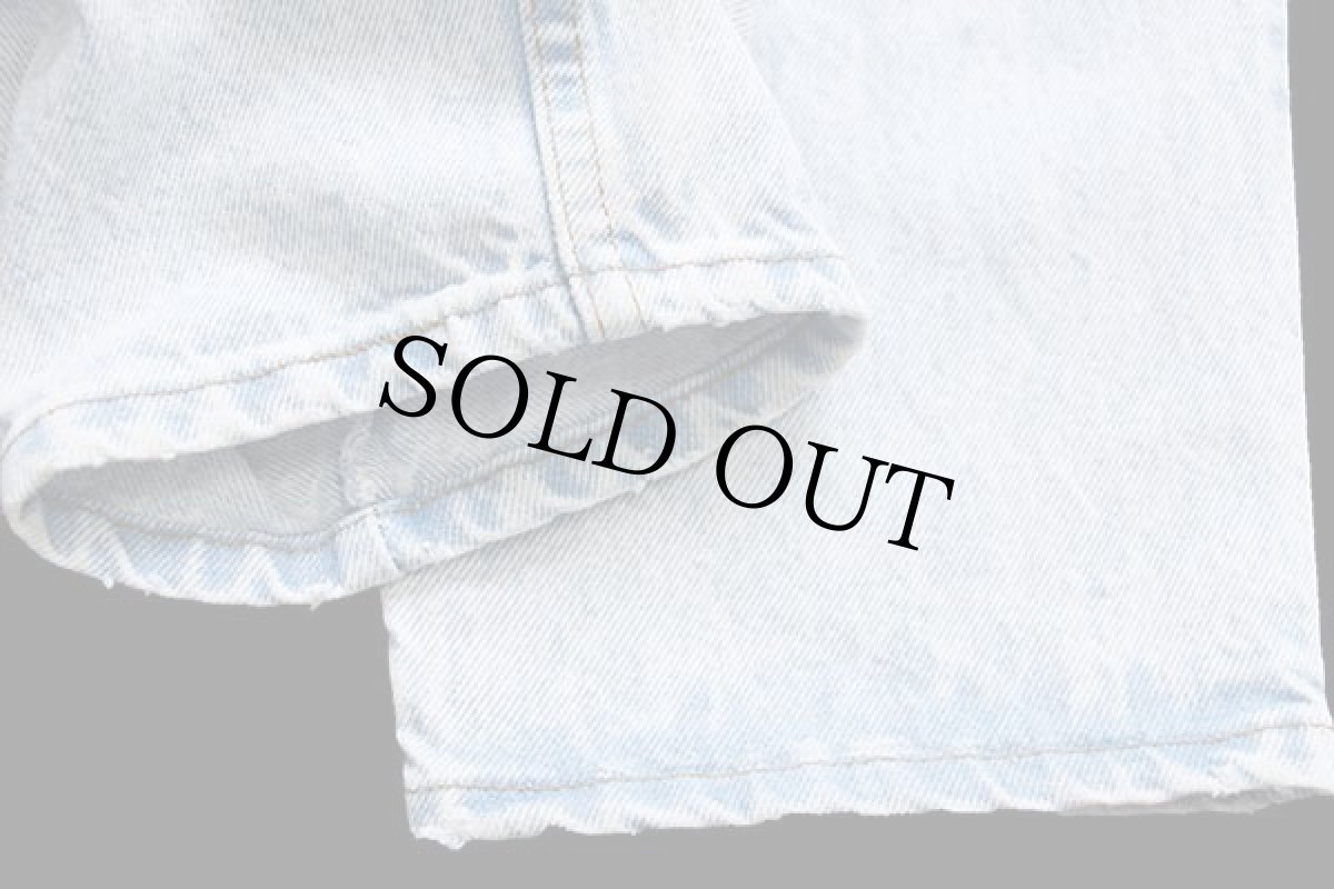 画像8: 90s USA製 Levi'sリーバイス 550 ケミカルウォッシュ デニムパンツ w33 L30★197 アシッド (8)