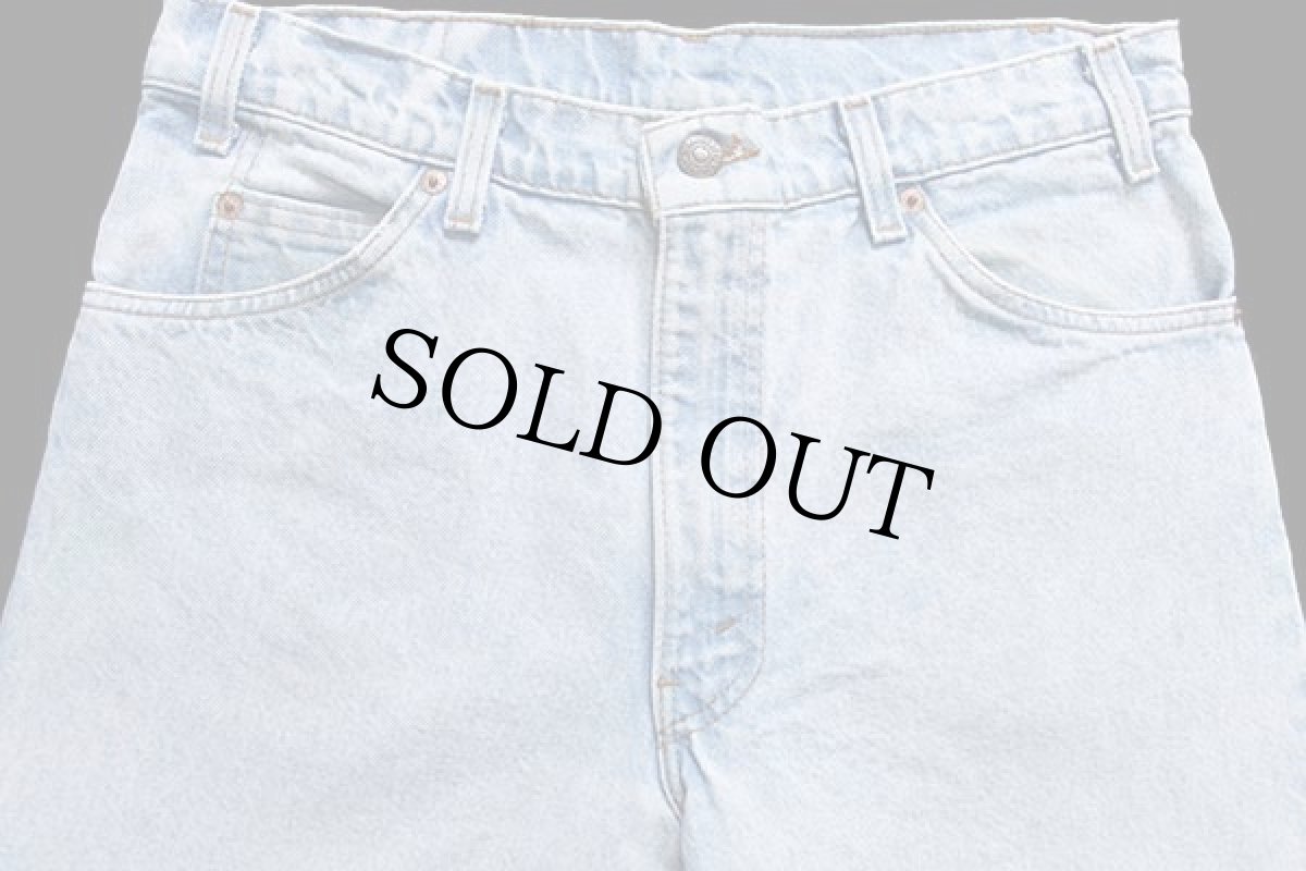 画像4: 90s USA製 Levi'sリーバイス 550 ケミカルウォッシュ デニムパンツ w33 L30★197 アシッド (4)