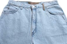 画像4: 90s USA製 Levi'sリーバイス 902 デニムパンツ アイスブルー 18 (4)