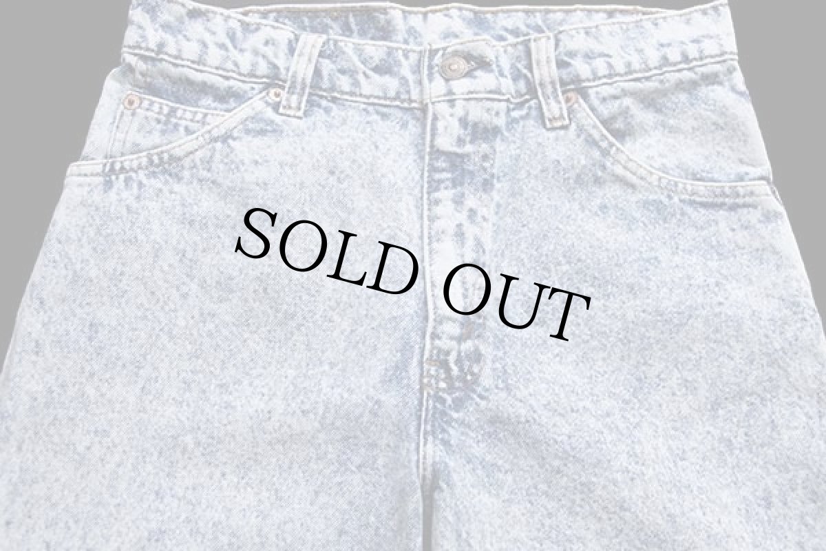 画像4: 90s USA製 Levi'sリーバイス 550 ケミカルウォッシュ デニムパンツ w30 L30★198 アシッド (4)