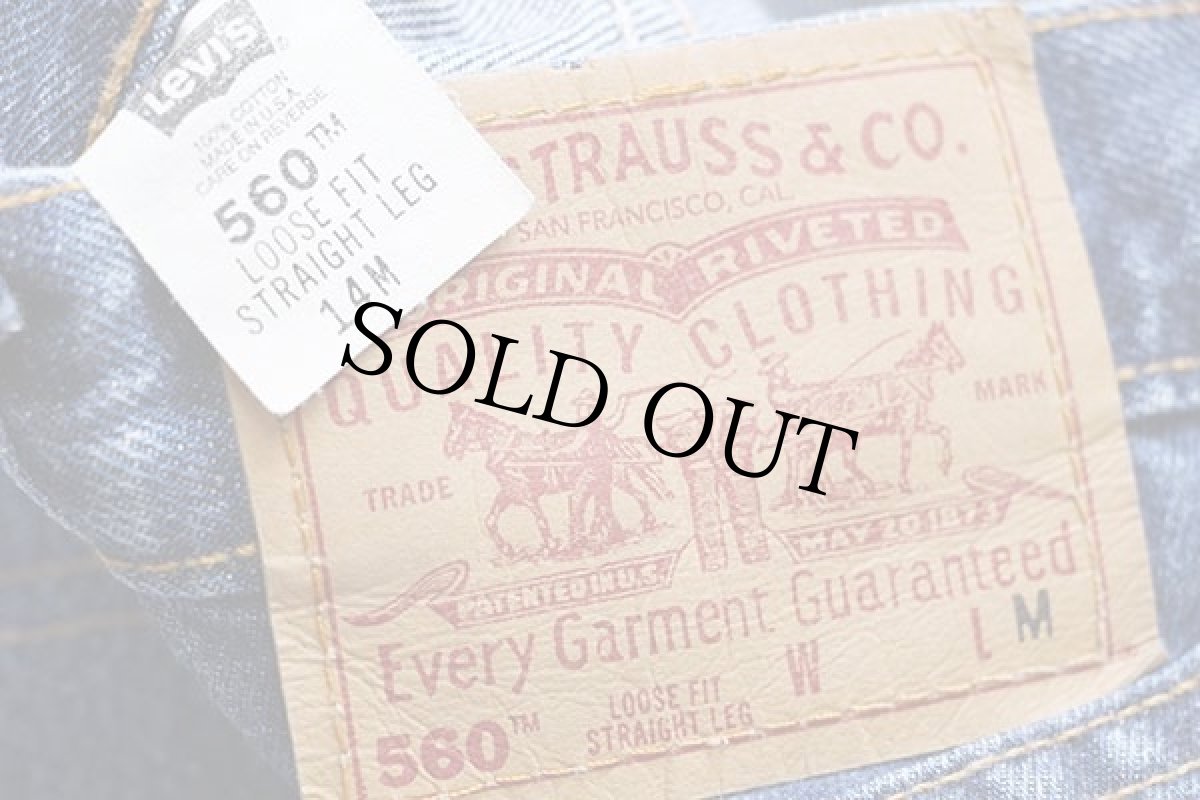 画像6: 00s USA製 Levi'sリーバイス 560 デニムパンツ 14 M★52 (6)