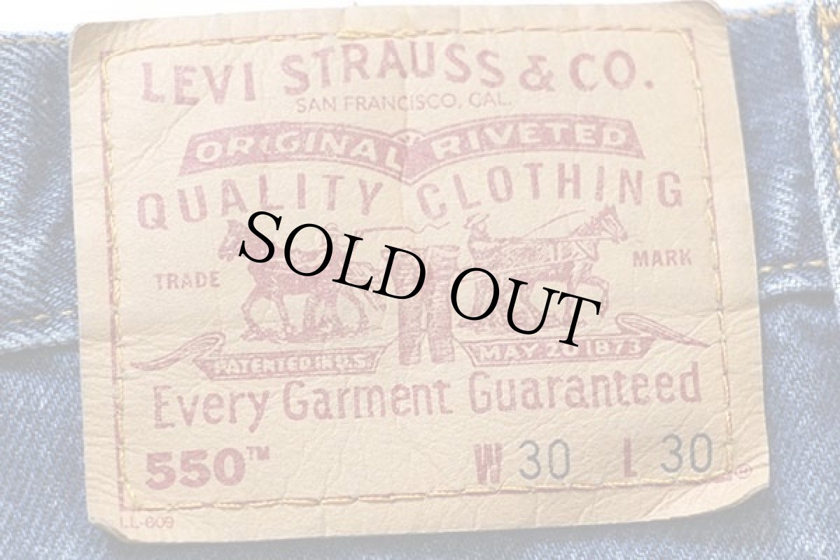 画像6: 90s メキシコ製 Levi'sリーバイス 550 デニムパンツ w30 L30★186 (6)