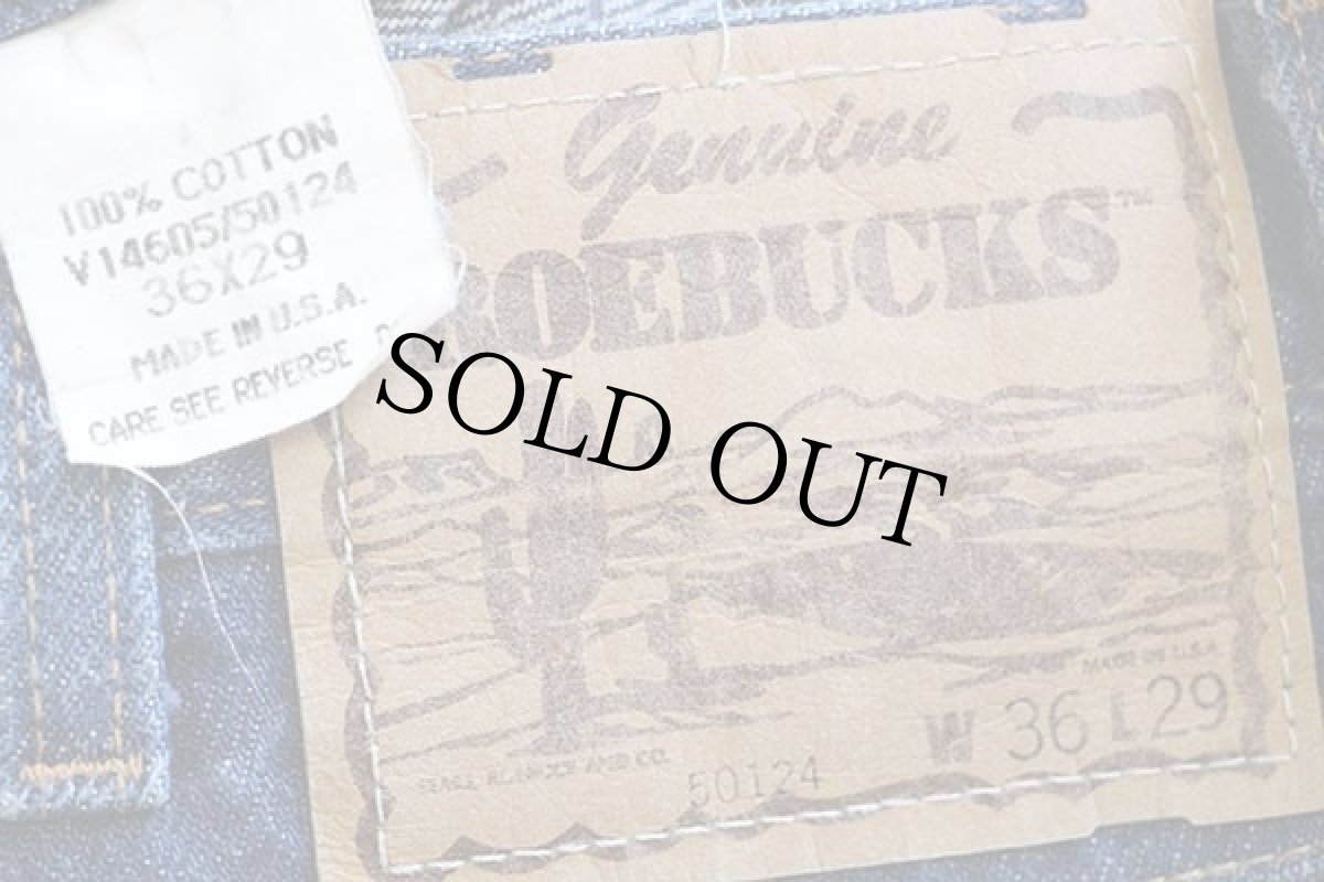 画像6: 80s USA製 SEARS ROEBUCKS フレア デニムパンツ w36 L29★ブーツカット (6)