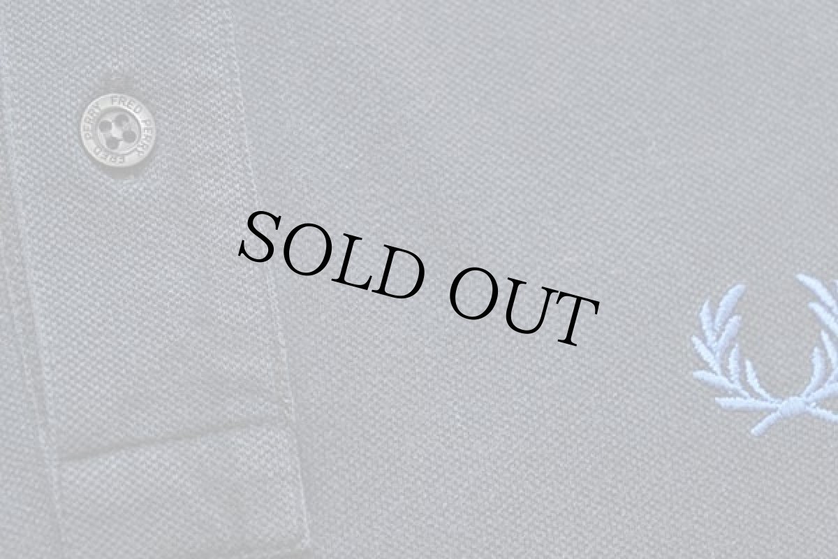 画像5: イタリア製 FRED PERRYフレッドペリー ワンポイント ストレッチ 鹿の子 ポロシャツ 濃紺 38 (5)