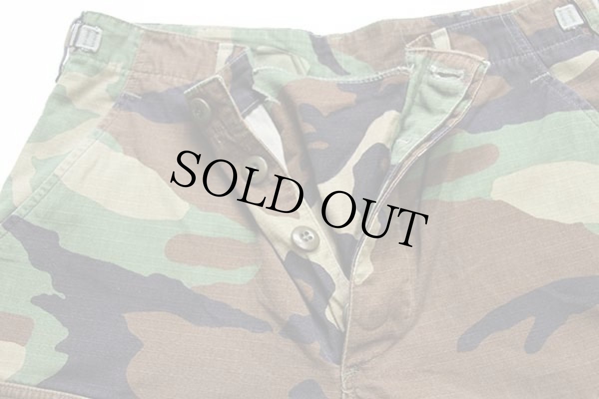 画像4: 90s 米軍 U.S.ARMY ウッドランドカモ BDU カーゴパンツ S-R★B (4)