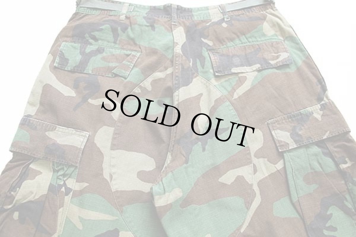 画像5: 90s 米軍 U.S.ARMY ウッドランドカモ BDU カーゴパンツ M-R★E (5)