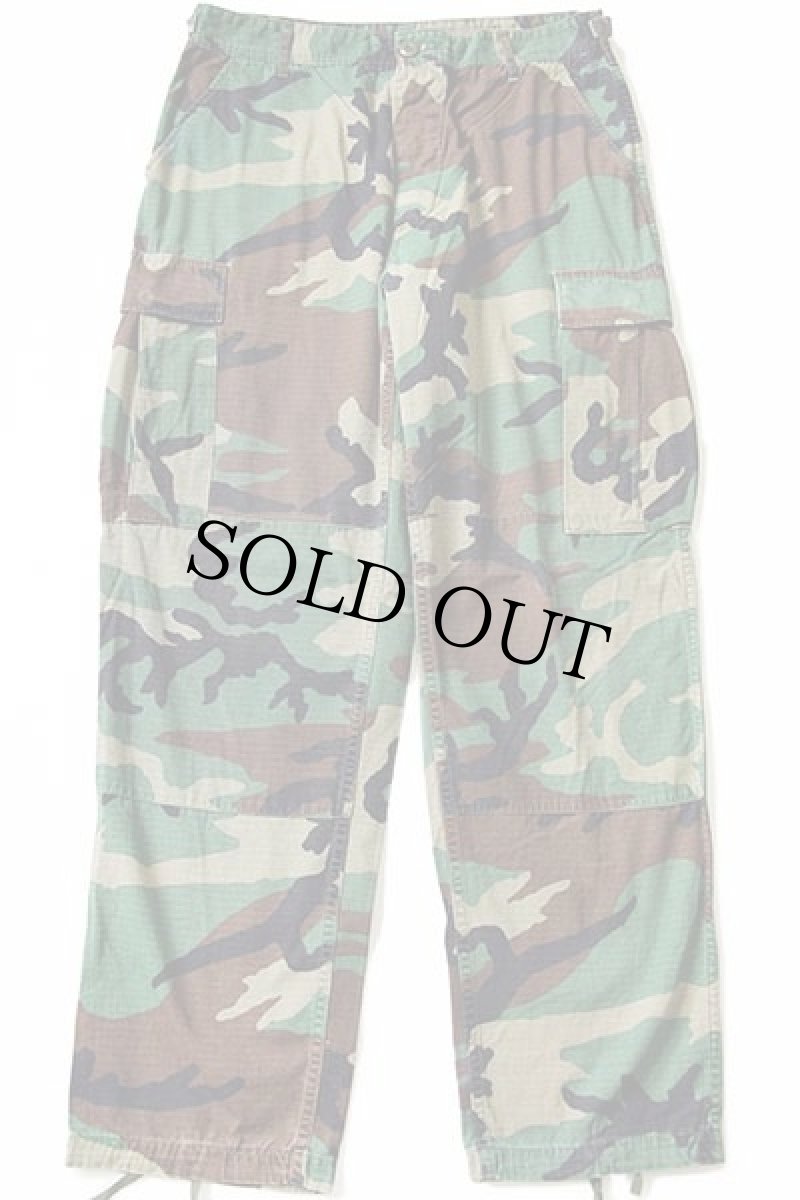 画像2: 90s 米軍 U.S.ARMY ウッドランドカモ BDU カーゴパンツ M-R★E (2)