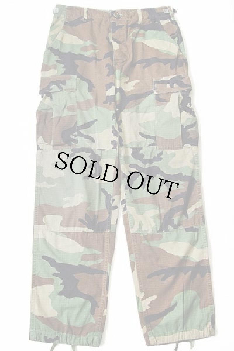 画像2: 90s 米軍 U.S.ARMY ウッドランドカモ BDU カーゴパンツ S-R★B (2)