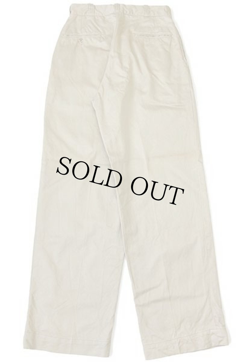 画像3: 60s 米軍 U.S.ARMY コットンツイル チノパン カーキ w29 L31 (3)