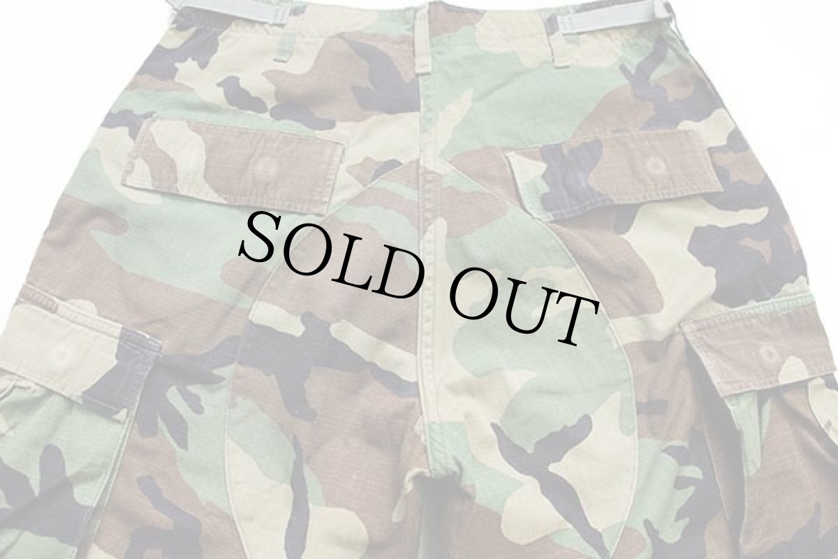 画像5: 90s 米軍 U.S.ARMY ウッドランドカモ BDU カーゴパンツ S-R★B (5)