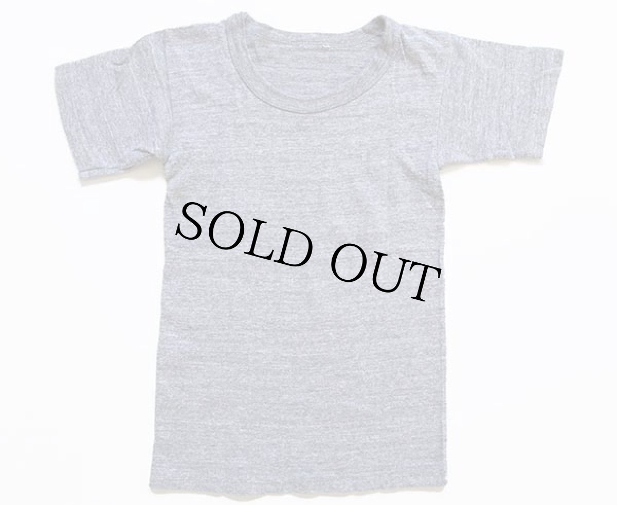 画像2: 70s DANEBOD AUGUST 1976 Spirit 染み込みプリント Tシャツ 杢グレー キッズ (2)