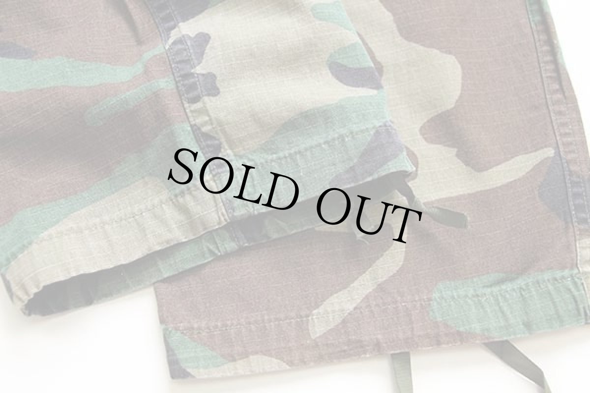 画像7: 90s 米軍 U.S.ARMY ウッドランドカモ BDU カーゴパンツ M-R★E (7)