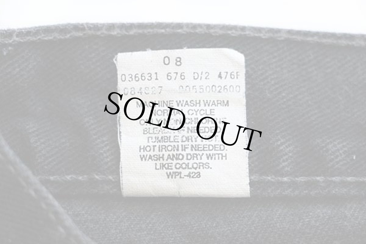 画像7: 90s カナダ製 Levi'sリーバイス 550 ブラック デニムパンツ w34 L32★154 (7)