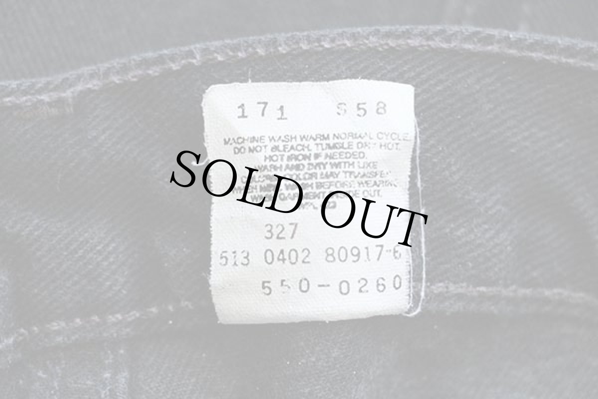 画像7: 00s USA製 Levi'sリーバイス 550 ブラック デニムパンツ w36 L32★156 (7)