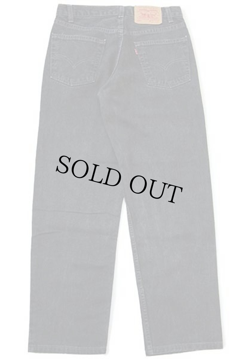 画像3: 00s USA製 Levi'sリーバイス 550 ブラック デニムパンツ w31★155 (3)