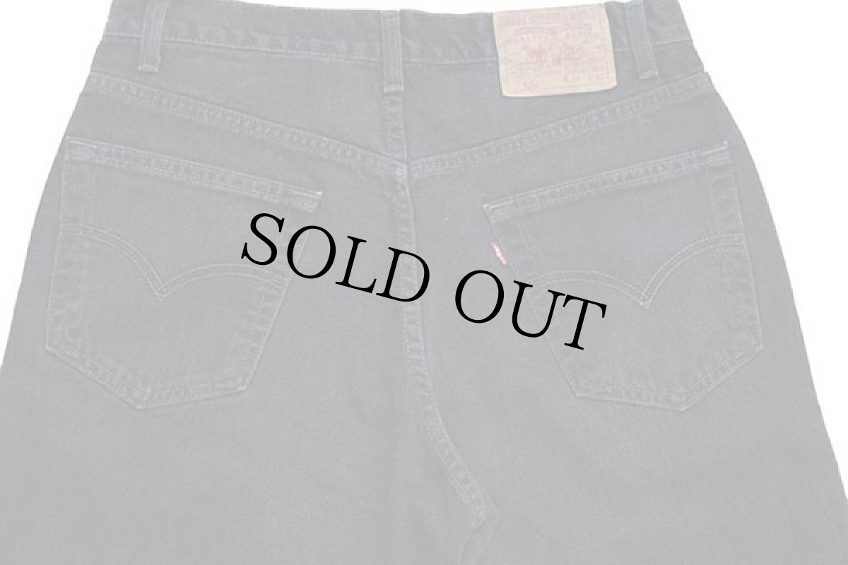 画像5: 90s カナダ製 Levi'sリーバイス 550 ブラック デニムパンツ w34 L32★154 (5)