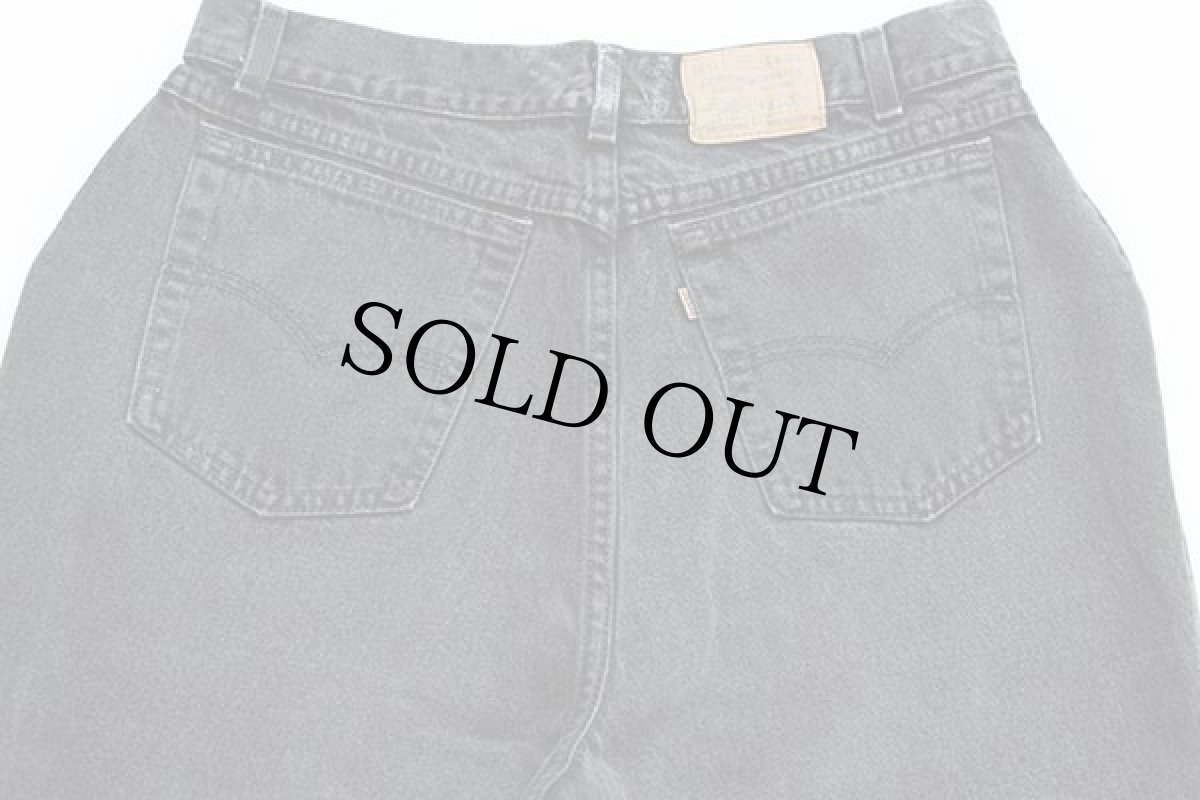 画像5: 90s USA製 Levi'sリーバイス ブラック デニムパンツ w33 (5)