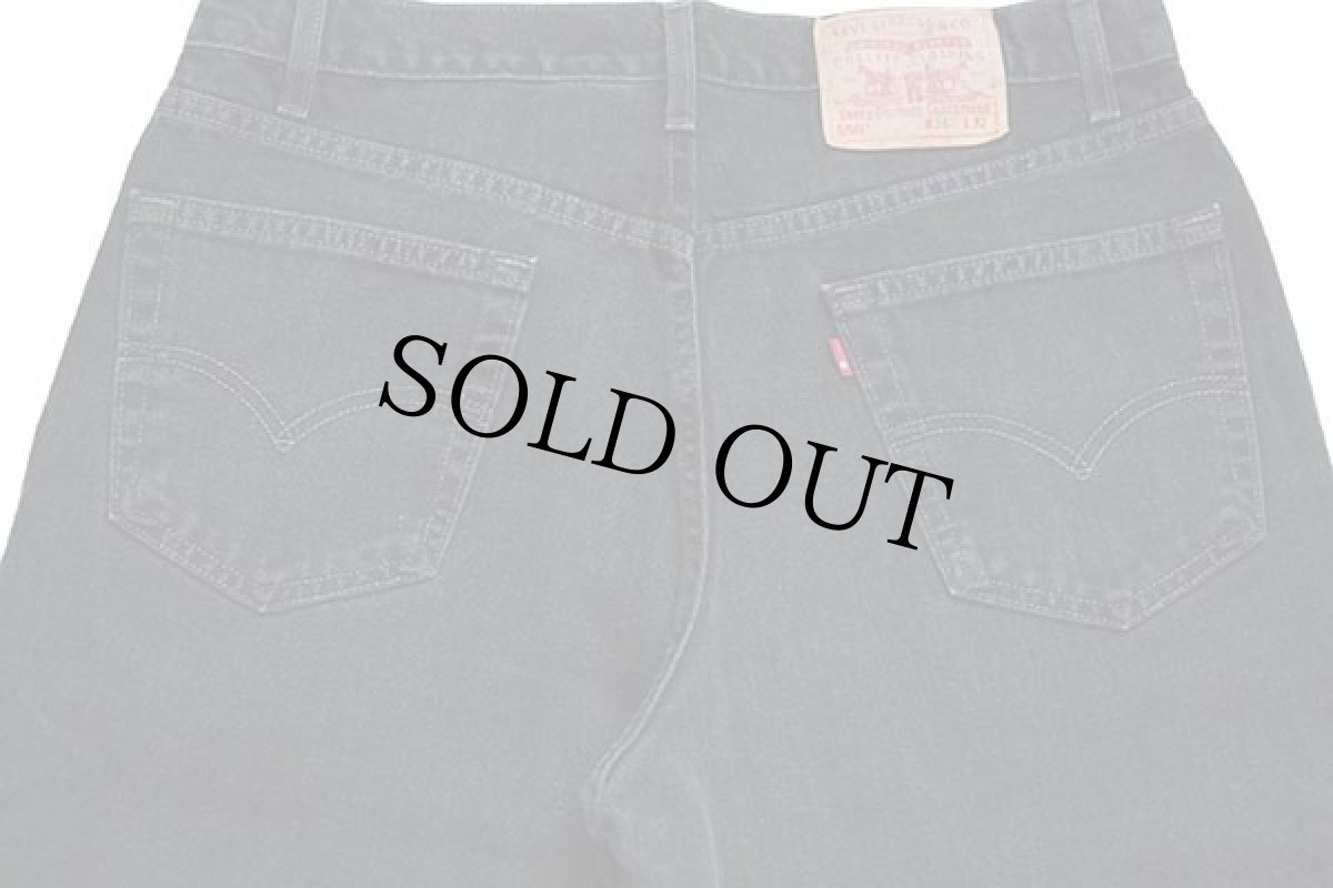 画像5: 00s USA製 Levi'sリーバイス 550 ブラック デニムパンツ w36 L32★156 (5)