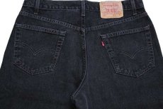 画像5: 00s USA製 Levi'sリーバイス 550 ブラック デニムパンツ w36 L32★156 (5)