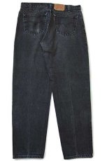 画像3: 80s カナダ製 Levi'sリーバイス 550 ブラック デニムパンツ w36 L30★153 (3)