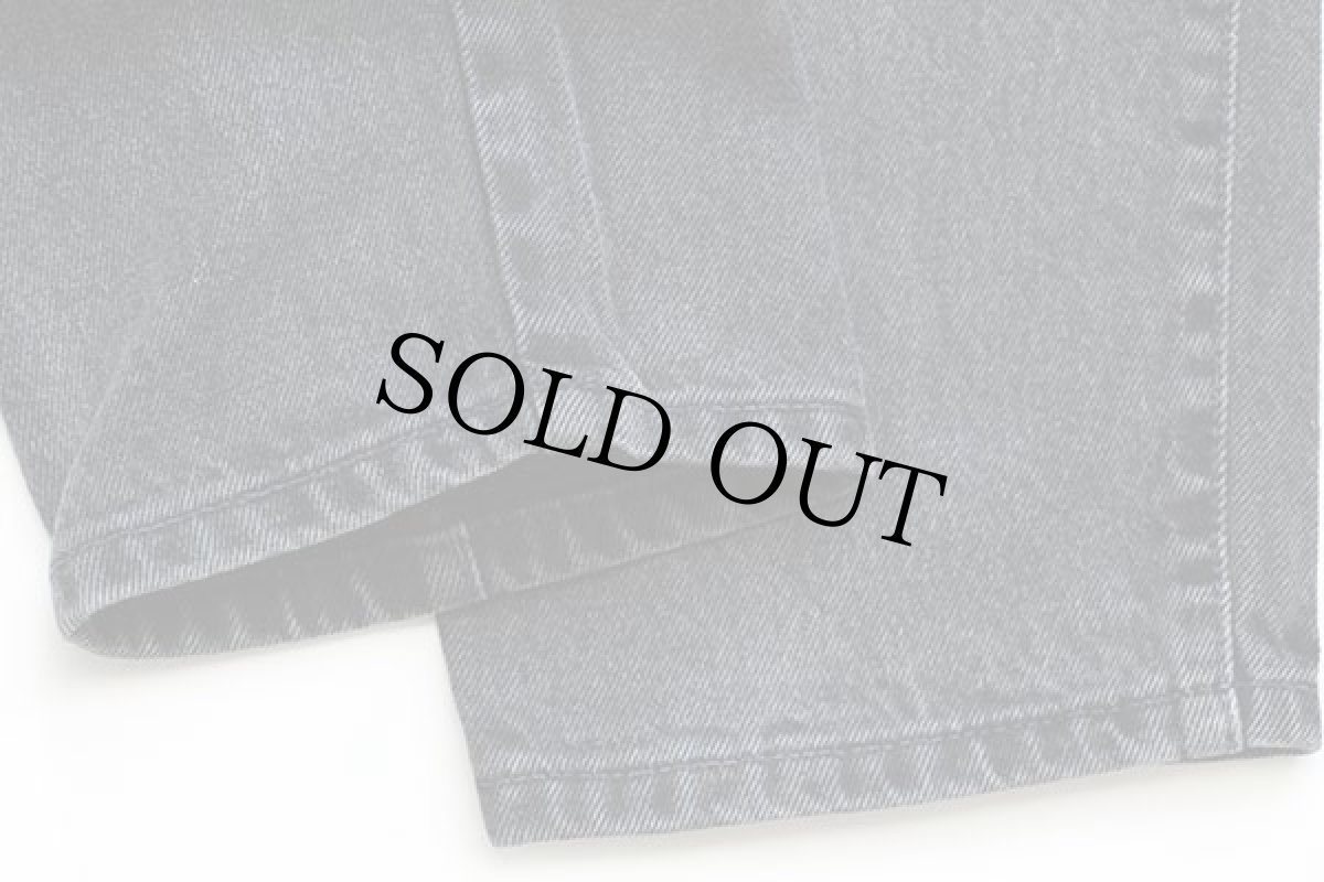 画像7: 90s USA製 Levi'sリーバイス ブラック デニムパンツ w33 (7)