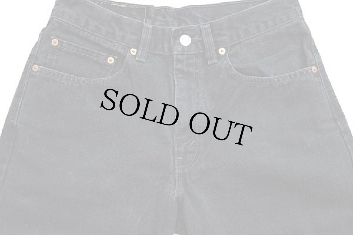 画像4: 00s USA製 Levi'sリーバイス 550 ブラック デニムパンツ w31★155 (4)