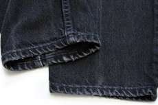 画像8: 80s カナダ製 Levi'sリーバイス 550 ブラック デニムパンツ w36 L30★153 (8)