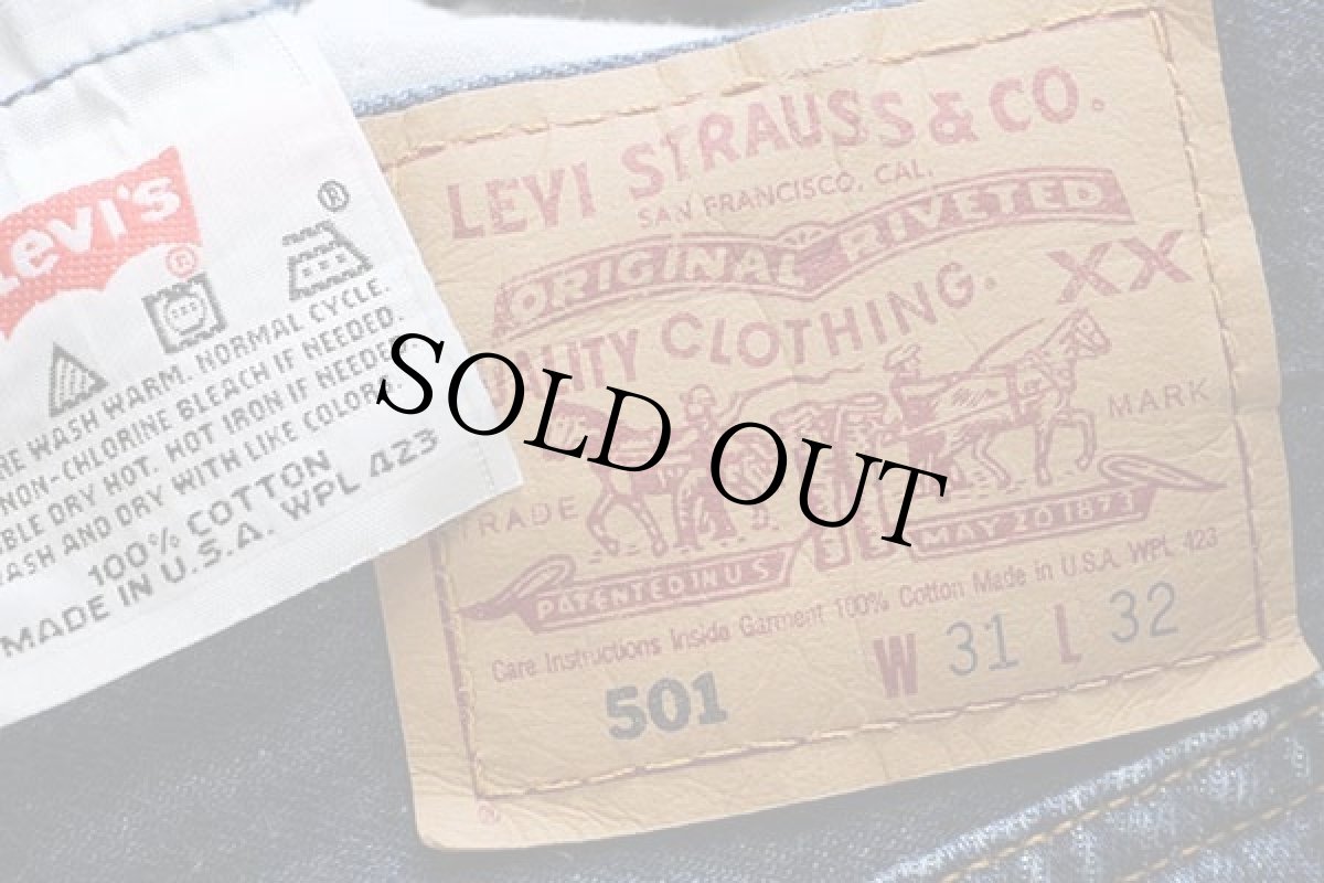 画像6: 90s USA製 Levi'sリーバイス 501 デニムパンツ w31 L32★75 (6)