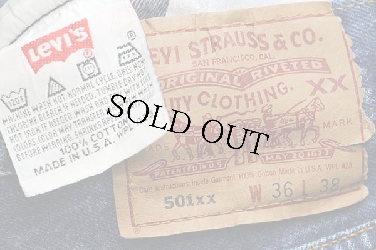 画像6: 90s USA製 Levi'sリーバイス 501 デニムパンツ w36★74 (6)