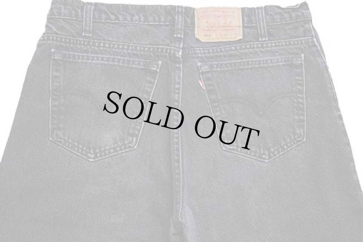 画像5: 80s カナダ製 Levi'sリーバイス 550 ブラック デニムパンツ w36 L30★153 (5)