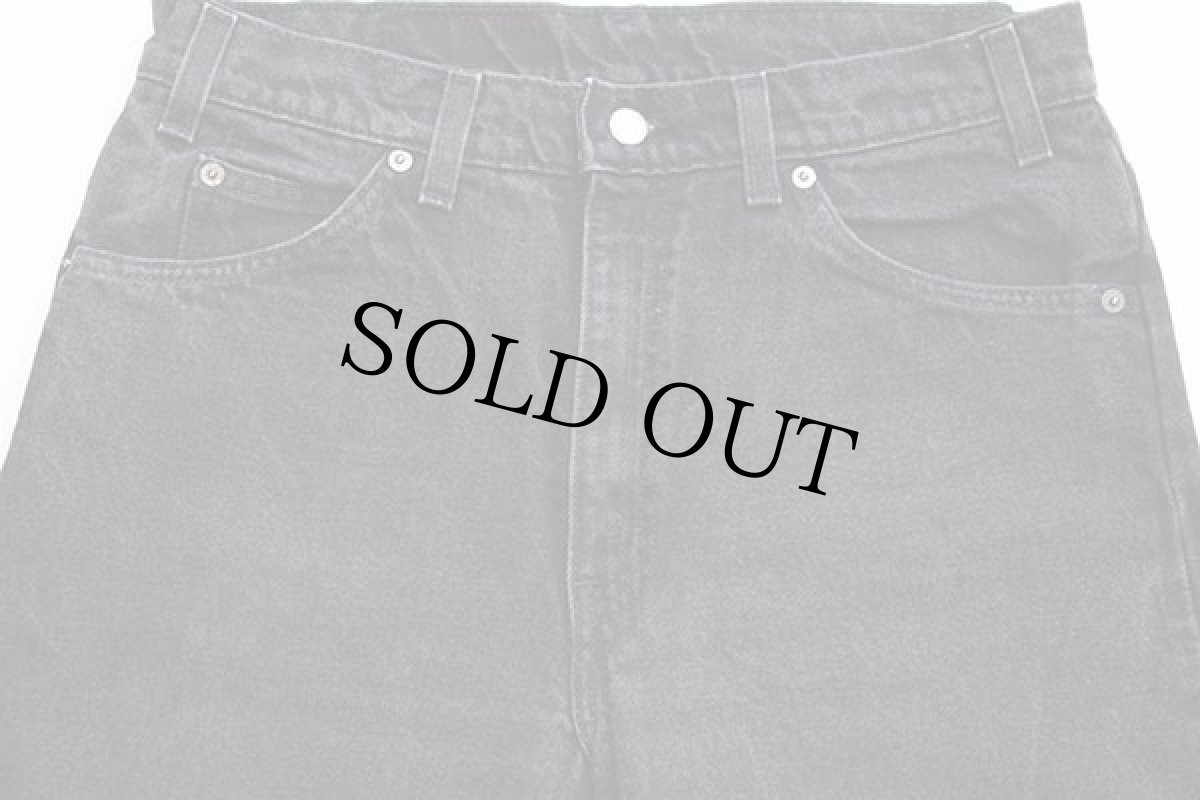 画像4: 90s メキシコ製 Levi'sリーバイス 550 ブラック デニムパンツ w33 L32★152 (4)