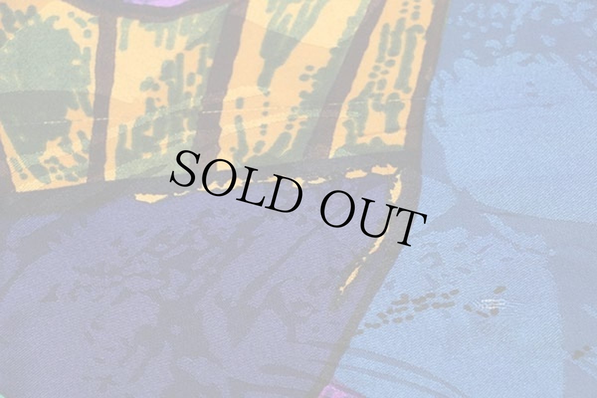 画像5: 70s Picasoピカソ アート スカーフ 大判★B (5)