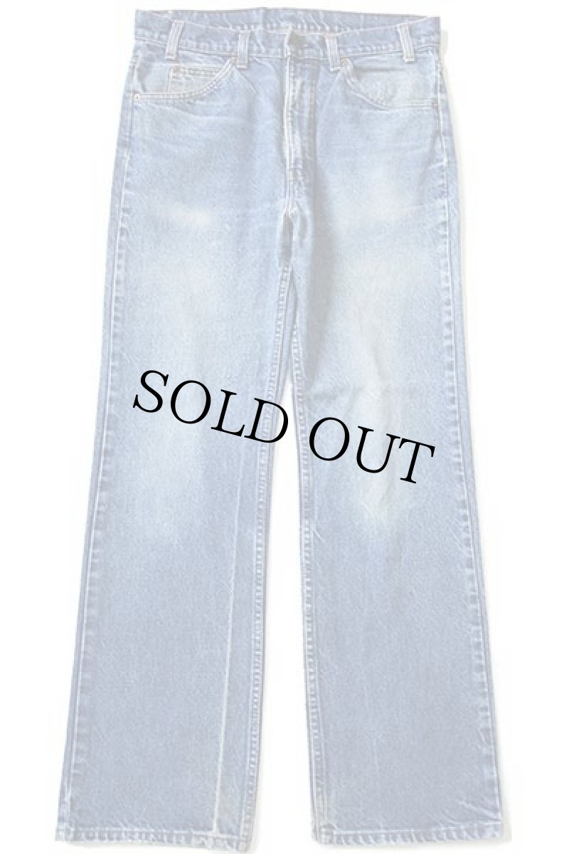 画像2: 80s USA製 Levi'sリーバイス 517 デニムパンツ w33 L30★53 ブーツカット (2)