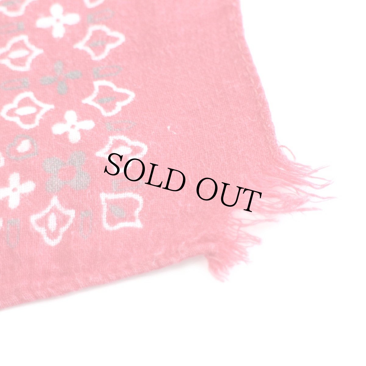 画像5: 60s ELEPHANT BRANDエレファントブランド 象マーク 上鼻 FAST COLOR コットン バンダナ 赤★65 (5)