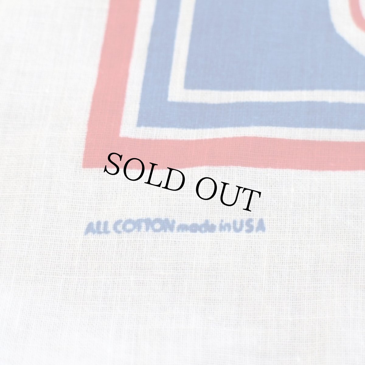 画像5: 80s USA製 Levi'sリーバイス USA OLYMPICオリンピック コットン バンダナ 白 (5)