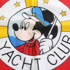 画像3: 80s USA製 Disneyディズニー ミッキー マウス YACHT CLUB バンダナ (3)