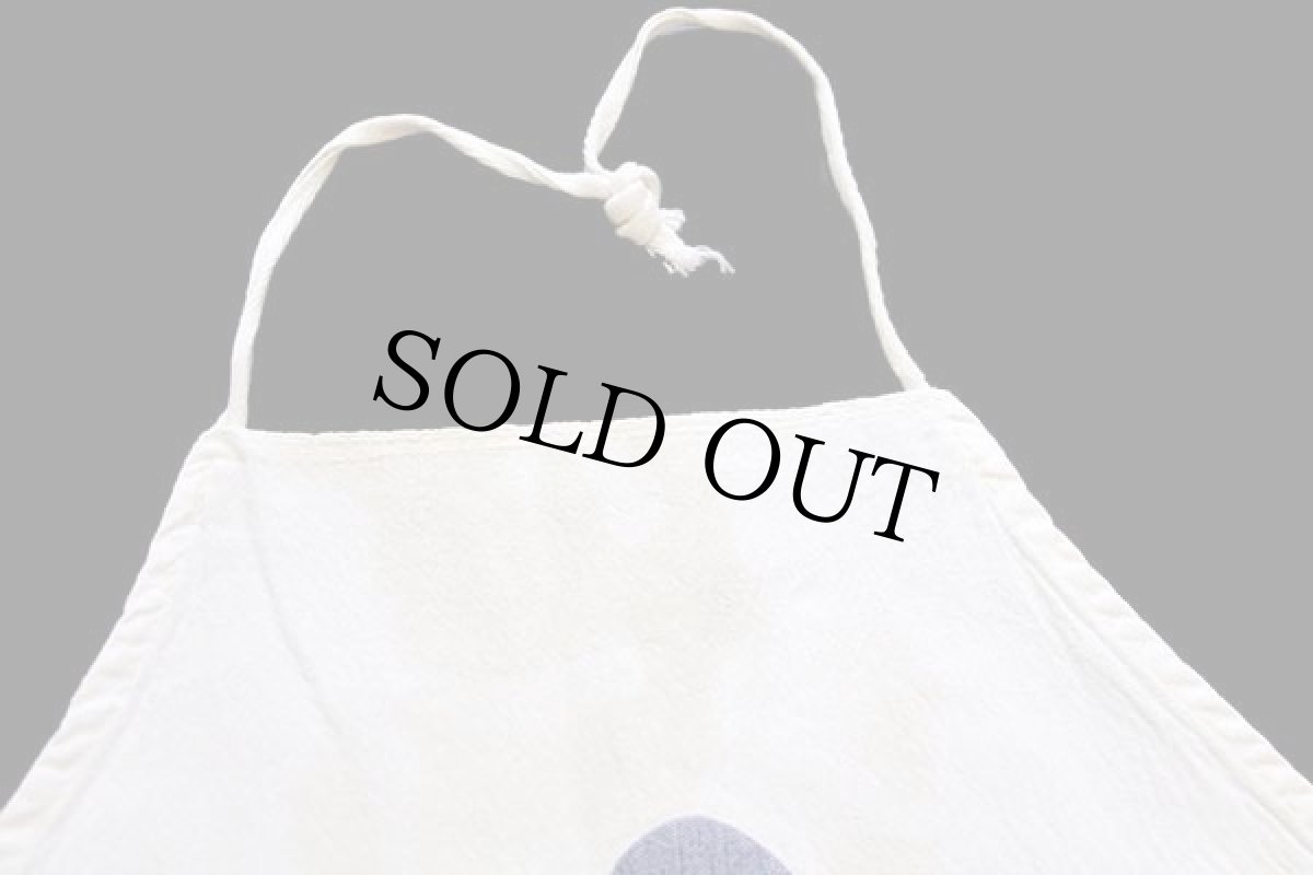 画像5: ビンテージ IMPERIAL SUGAR キャンバス エプロン 白 (5)