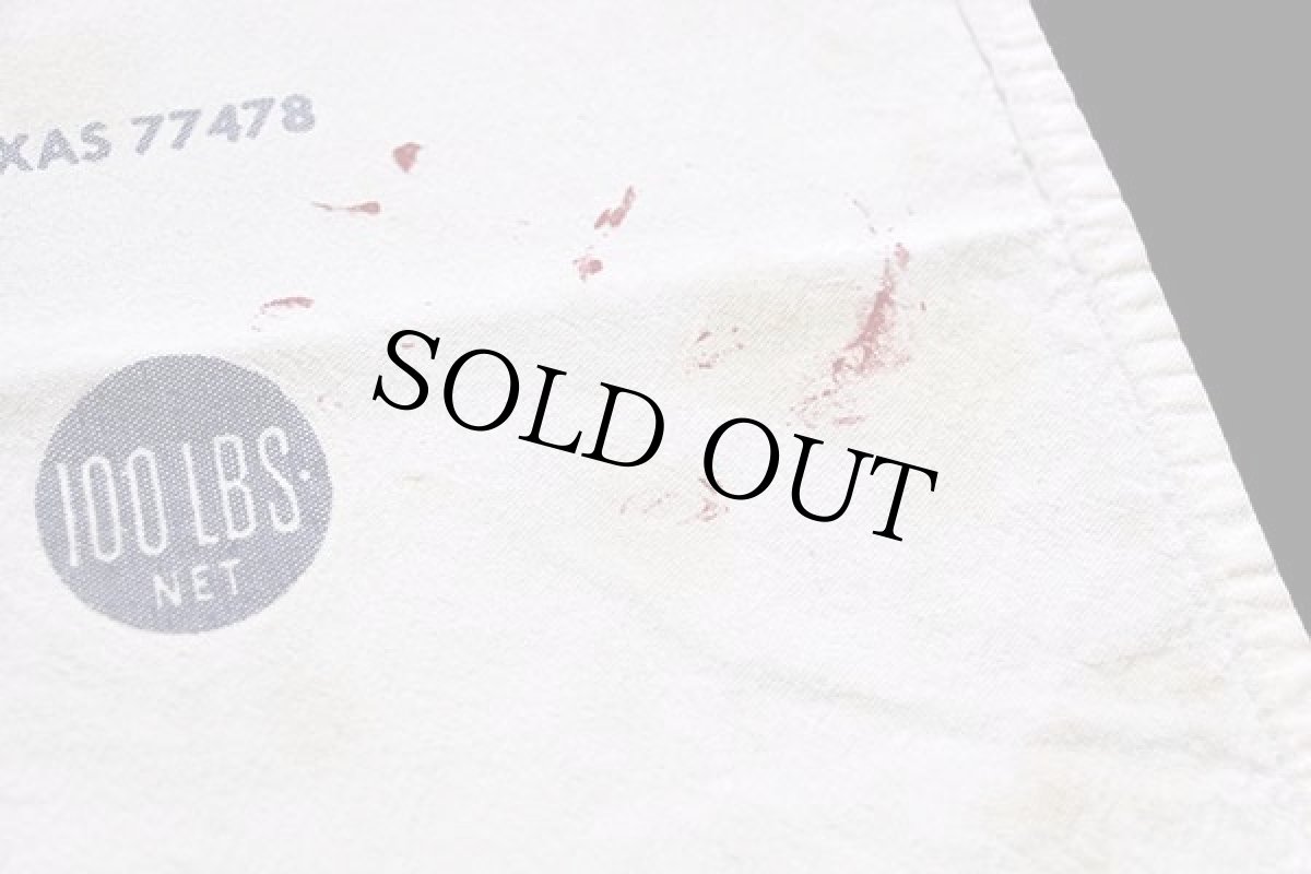 画像6: ビンテージ IMPERIAL SUGAR キャンバス エプロン 白 (6)