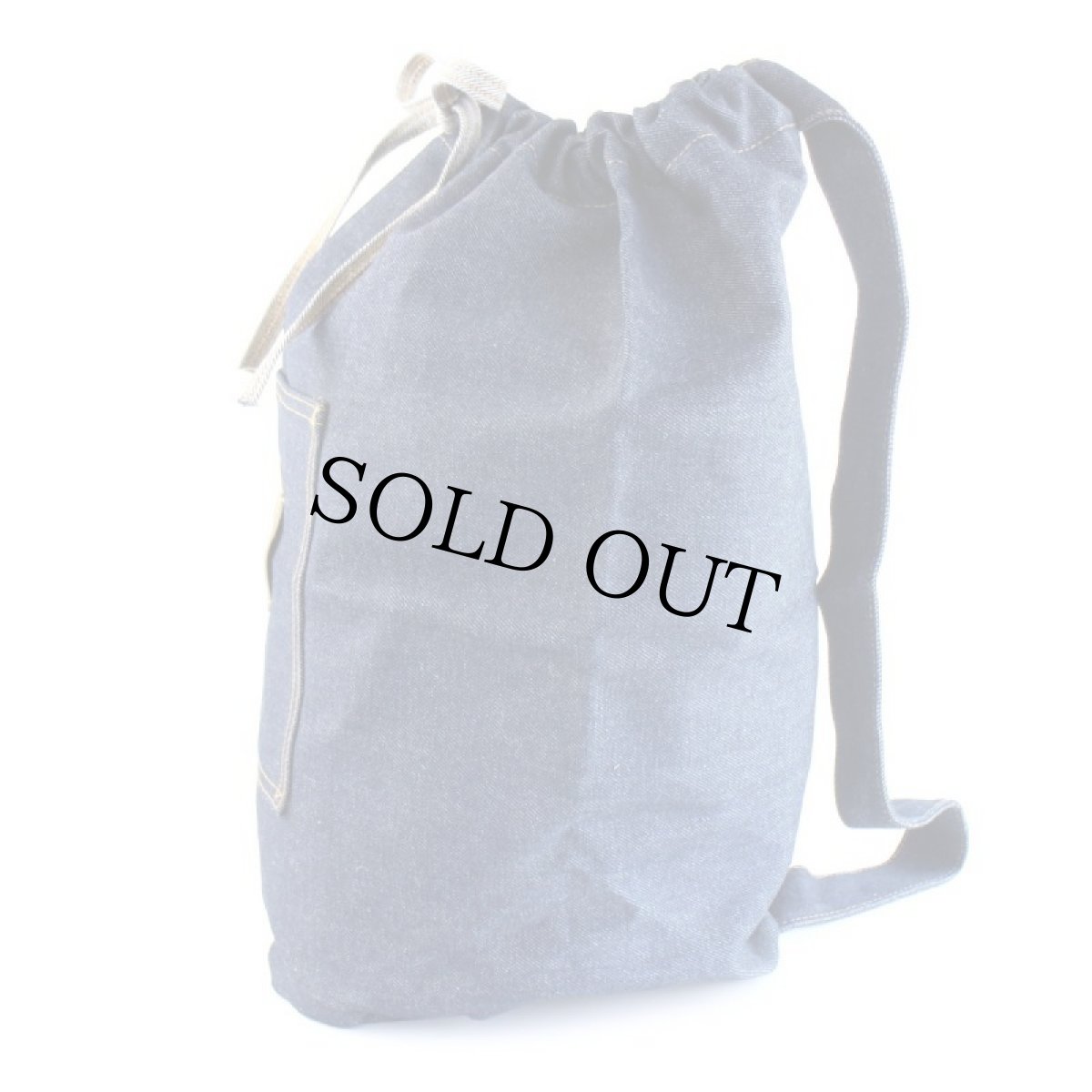 画像3: デッドストック★Leeリー 巾着 デニム ワンショルダーバッグ (3)