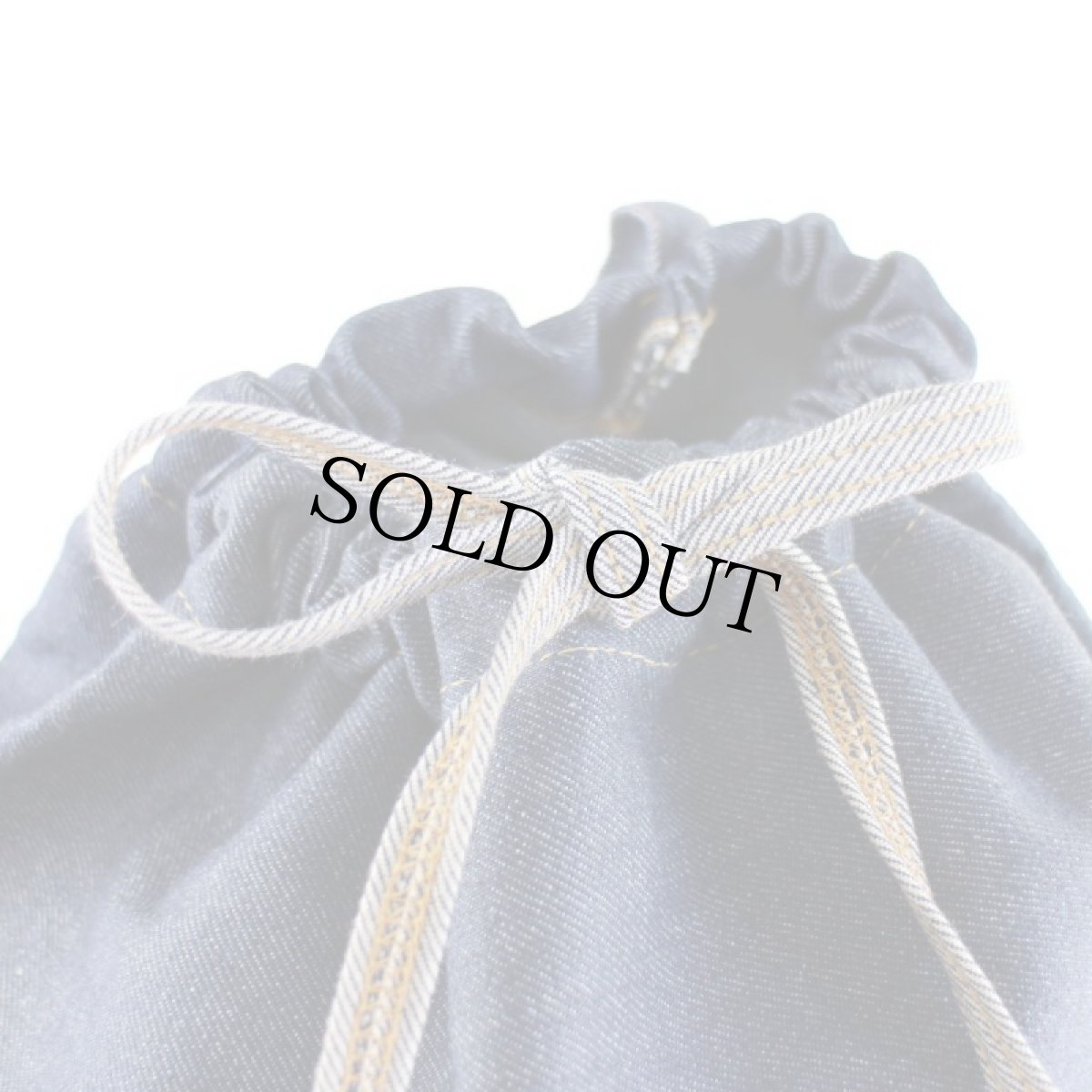 画像6: デッドストック★Leeリー 巾着 デニム ワンショルダーバッグ (6)