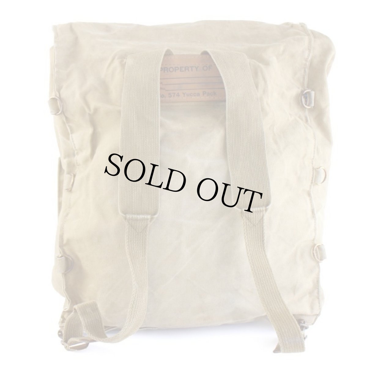 画像2: 50s BSA ボーイスカウト YUCCA PACK キャンバスバッグ カーキ★A (2)