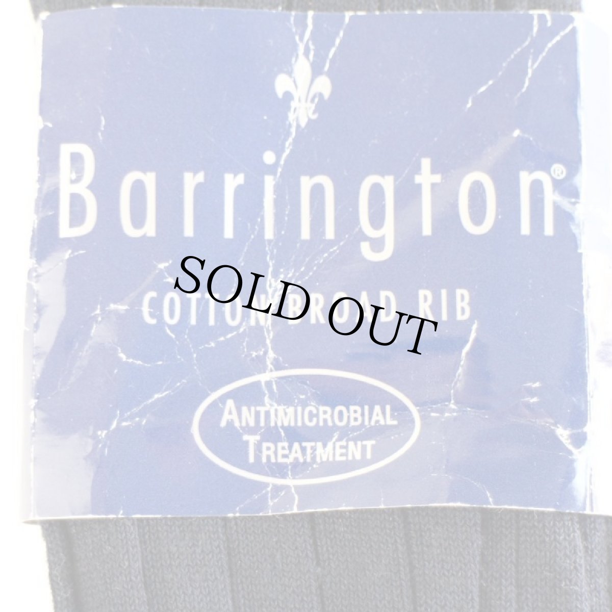 画像3: デッドストック★80s USA製 SEARS Burrington 無地 針抜き ソックス 濃紺 10-13 2ペア★靴下 (3)