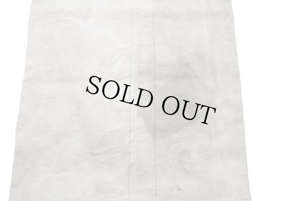 画像4: ビンテージ ステンシル 耳付き キャンバス ダッフルバッグ 生成り (4)