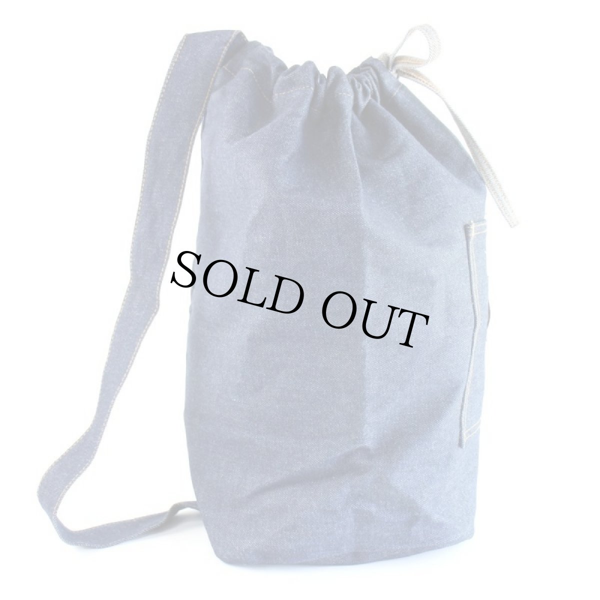 画像4: デッドストック★Leeリー 巾着 デニム ワンショルダーバッグ (4)