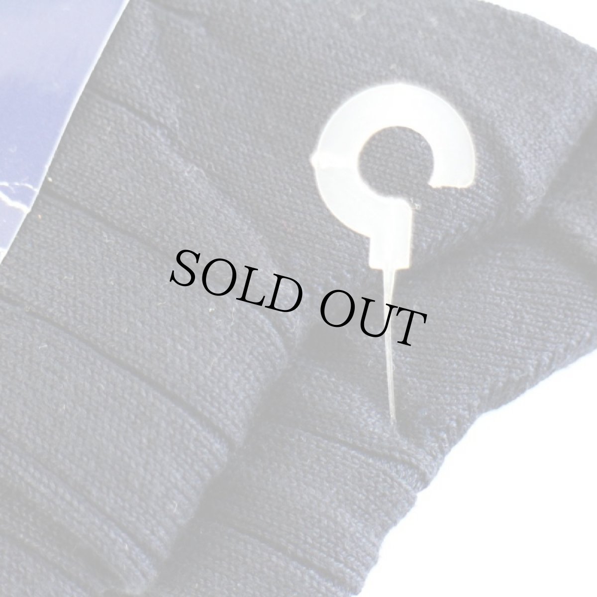 画像5: デッドストック★80s USA製 SEARS Burrington 無地 針抜き ソックス 濃紺 10-13 2ペア★靴下 (5)